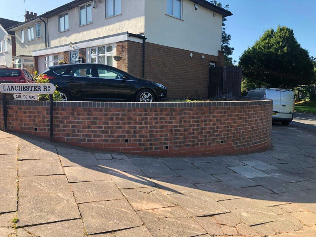 Jk Edwards Brickwork Contractors New Wall
